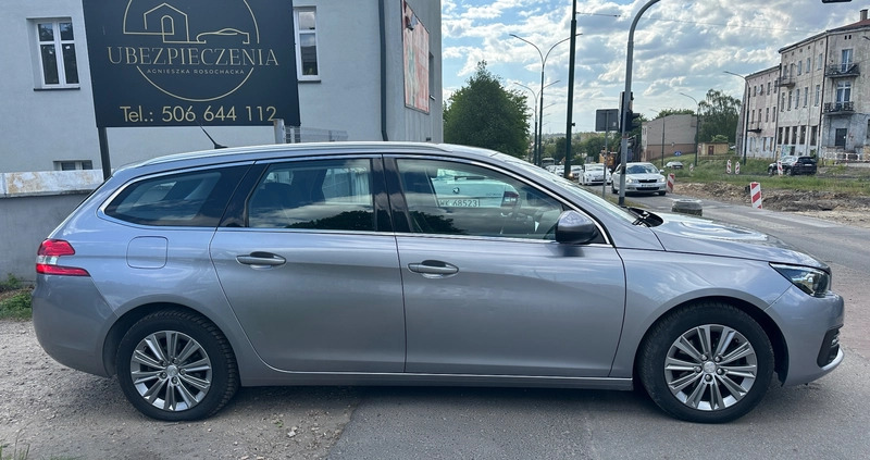 Peugeot 308 cena 44998 przebieg: 134700, rok produkcji 2019 z Susz małe 79